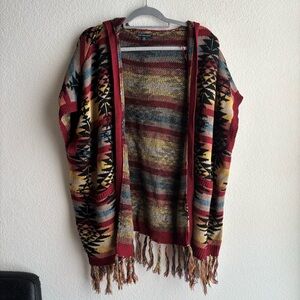 American eagle outfitters XS Aztec  cape sweater